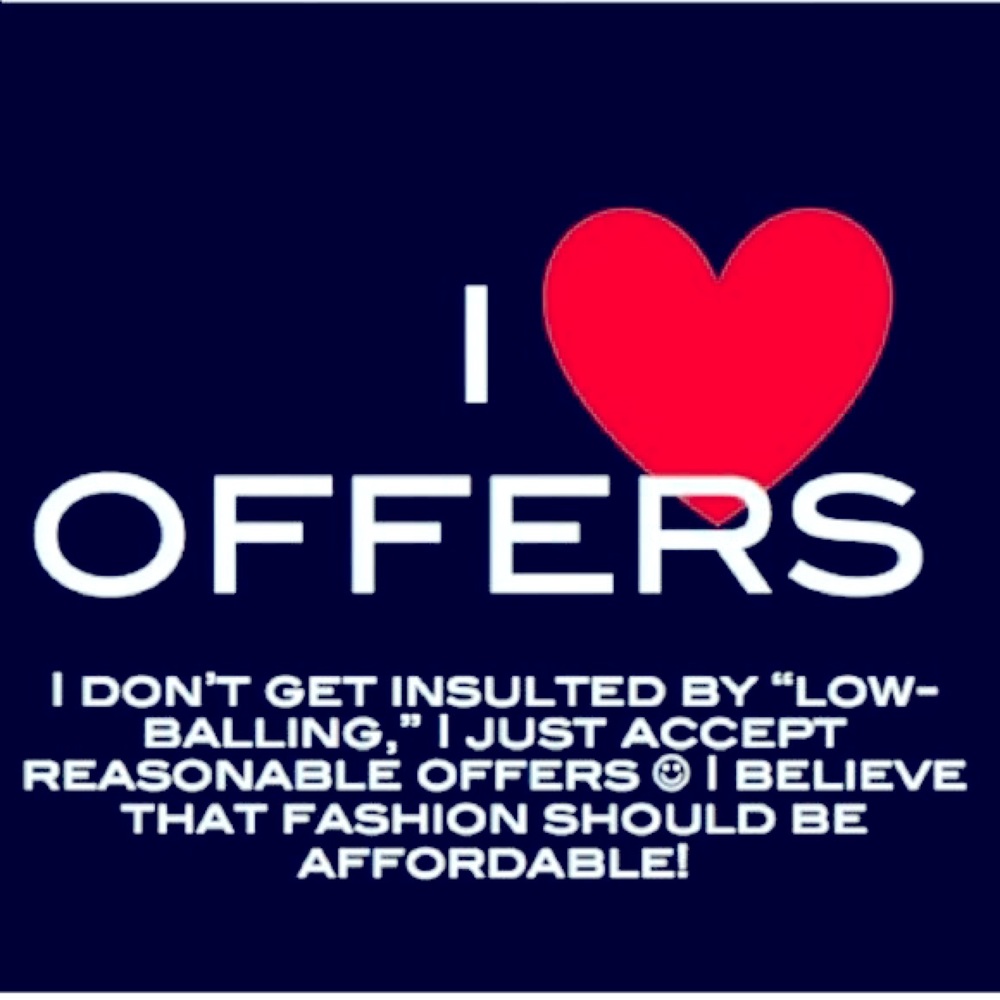 Offers welcome!
